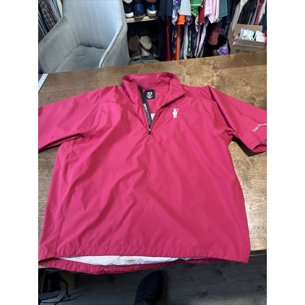 Zero Restriction Golf Outerwear 100% Polyester Vest 1/4  Pullover XL Tour Series